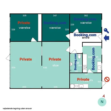 Private B&B - Easy Access - 24H Self Check In-Out * Odense
